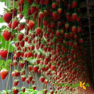 Клубника ампельная Анастасия купить по цене от 370р. в интернет-магазине «Посадика» с доставкой почтой в в Сельцое и по всей России – [изображение №1].